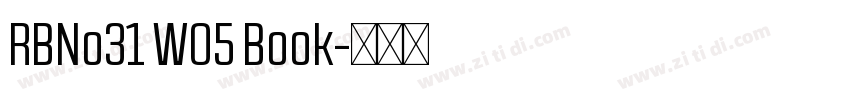 RBNo31 W05 Book字体转换